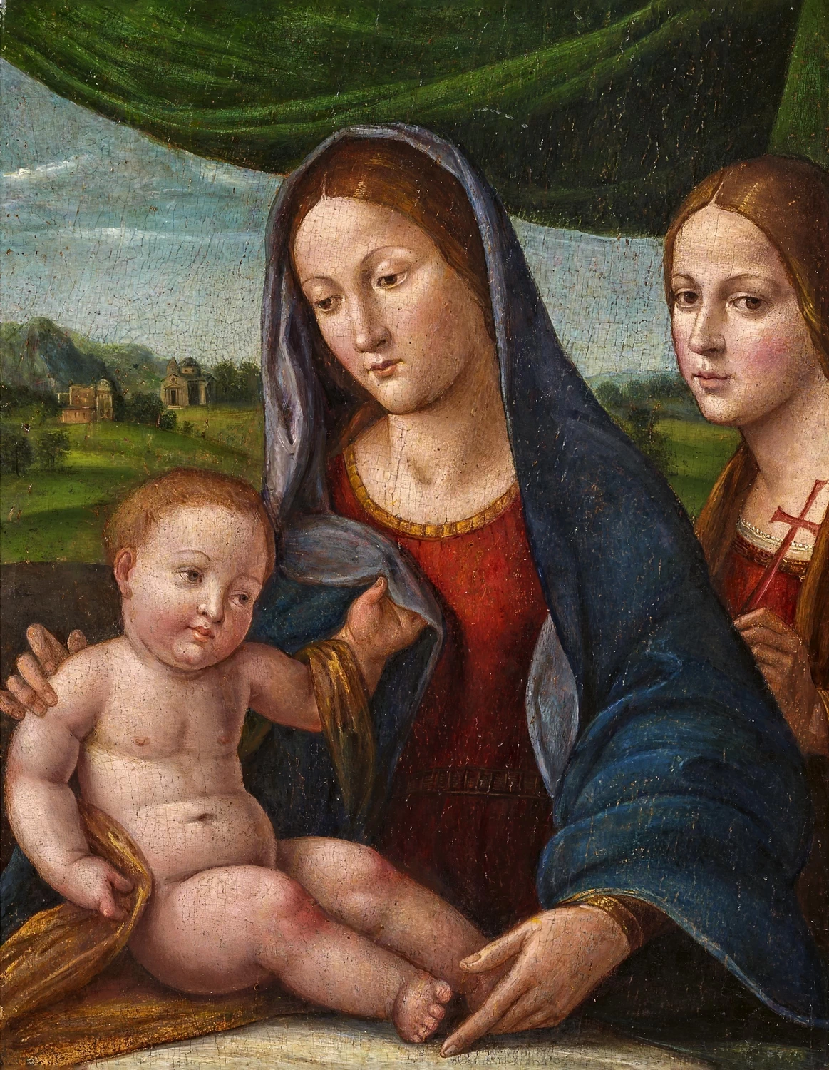 Madonna col Bambino e santa Brigida